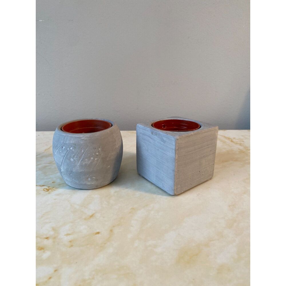 Succulent, cactus, plant small cement plant pots